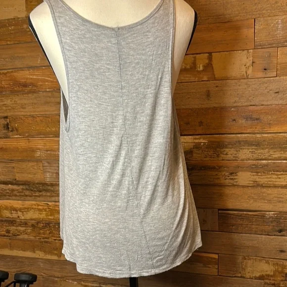 Gray Tank Top with Tacos & Tequila Print - Picture 2 of 5